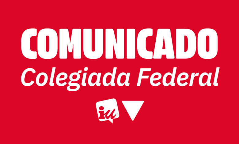 Imagen de Comunicado de la Colegiada Federal de IU