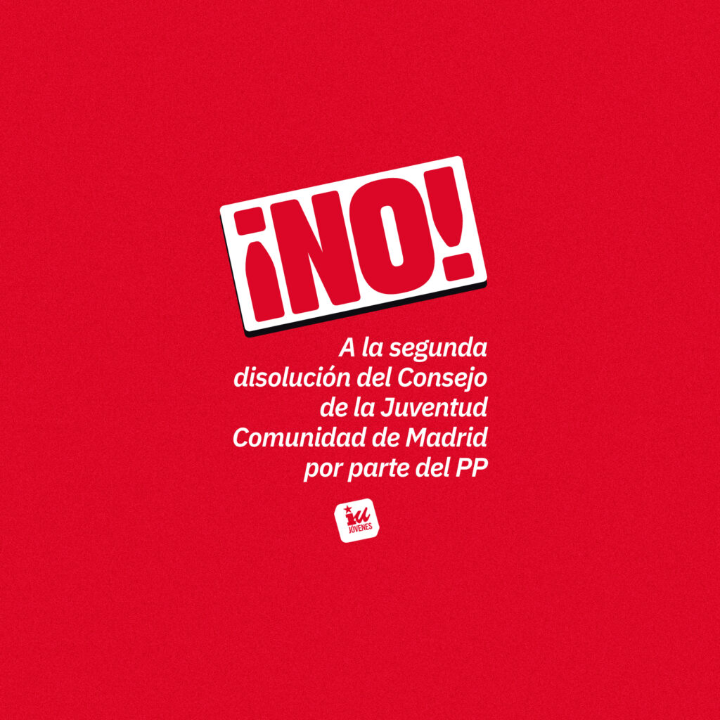 Jóvenes de IU rechaza las maniobras del PP para acabar otra vez con el ...