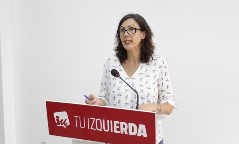 Eva García Sempere durante la rueda de prensa de hoy.