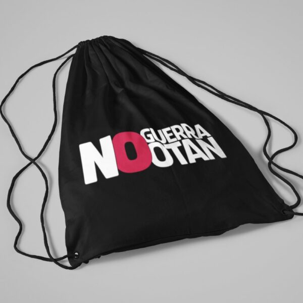 Mochila de cuerdas colección 'No a la guerra, no a la OTAN' - Imagen 2
