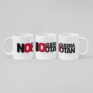 Taza colección 'No a la guerra, no a la OTAN'