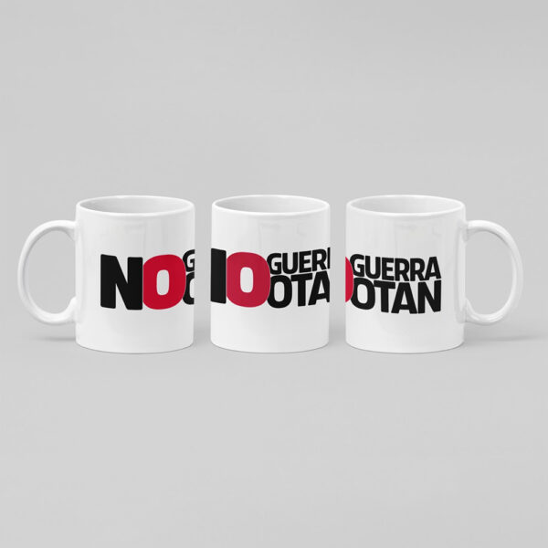 Taza colección 'No a la guerra, no a la OTAN'