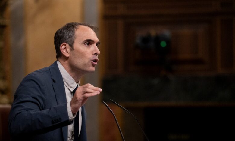 Toni Valero en el Pleno de esta tarde.