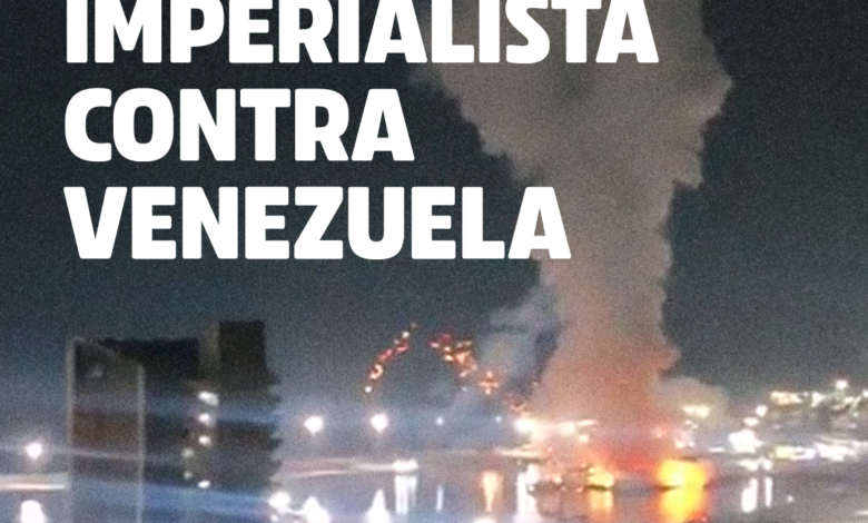 No a la agresión imperialista contra Venezuela