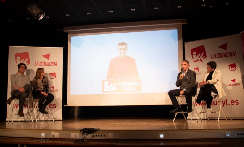 Acto inaugural de la Conferencia Interparlamentaria de Izquierda Unida en Valladolid