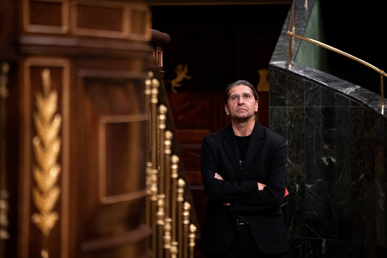 Francisco Sierra durante un reciente Pleno del Congreso