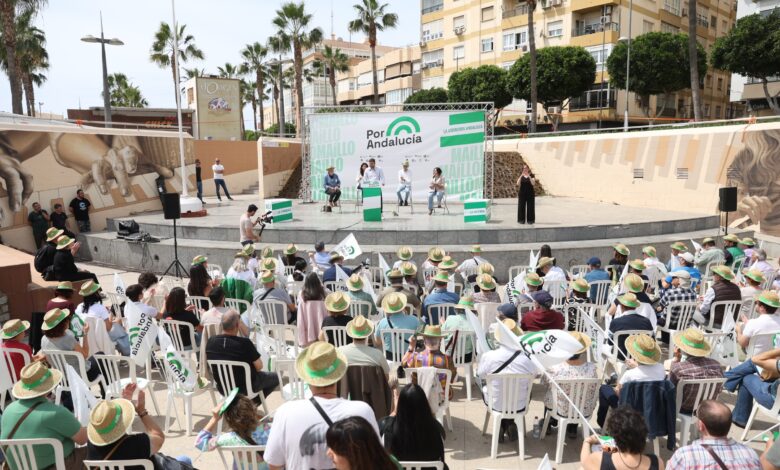 Acto de campaña de Por Andalucía
