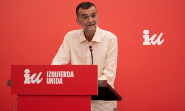 Antonio Maíllo ante la Coordinadora Federal de IU.