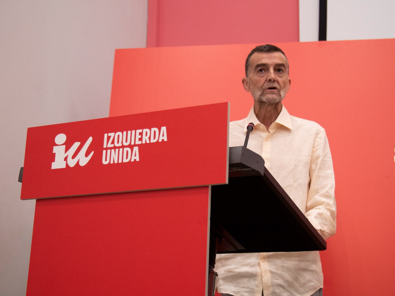 El coordinador federal de IU, Antonio Maíllo