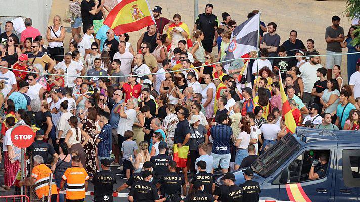 Reciente concentración de residentes en Ceuta